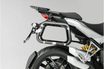 EVO side carriers. Black. Ducati Multistrada 1200 / S (10-14)