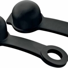 BLEED NIPPLE CAP BLACK 2PKG