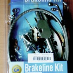BRAKELINE KIT STAINLESS-STEEL FRONT BLACK HD