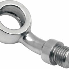 BANJO FITTING STAINLESS-STEEL 20° CHROME -03 HOLE-Ø 12mm MALE 3/8x24 JIC/UNF