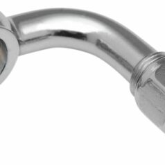 BANJO FITTING 90° -03  HOLE-Ø 10mm LONG CHROME