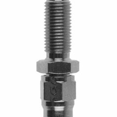 FITTING STRAIGHT BULKHEAD STAINLESS-STEEL -03 MALE CONVEX SEAT 3/8x24 JIC/UNF
