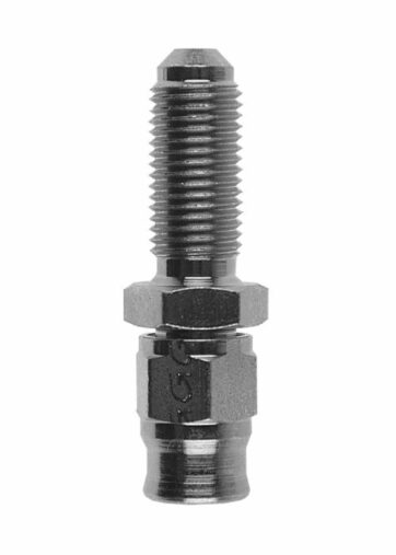 FITTING STRAIGHT BULKHEAD STAINLESS-STEEL -03 MALE CONVEX SEAT 3/8x24 JIC/UNF