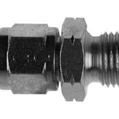 FITTING STRAIGHT STAINLESS-STEEL -03 M10x1,25 MALE CONVEX SEAT