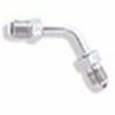 BRAKELINE ADAPTER TUBE 60° -03-03 2x MALE 3/8x24 JIC/UNF TO 3/8x24 JIC/UNF CONCAV SHORT BLACK