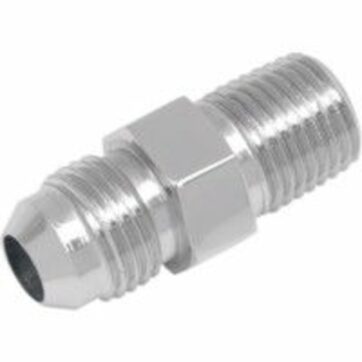 BRAKELINE ADAPTER FOR AN-03 HOSE STAINLESS-STEEL 2x MALE 3/8x24 JIC/UNF TO 1/8x27 NPT