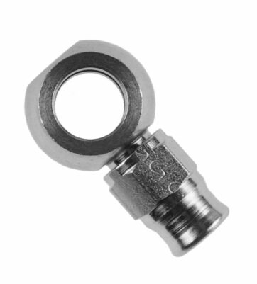 BANJO FITTING STAINLESS-STEEL STRAIGHT SHORT -02 3/8" Ø 10mm