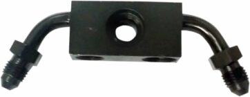 ABS ROUTER FRONT WITH 2 TUBES FOR HARLEY