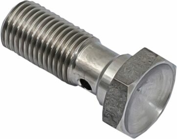 BANJO BOLT 3/8-24 LONG SS