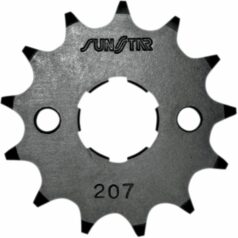 207 FRONT REPLACEMENT SPROCKET 14 TEETH 428 PITCH BLACK STEEL