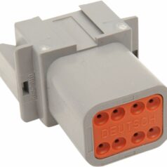 RECEPTACLE DEUTSCH DT-SERIES 8-PIN GREY