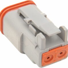 PLUG DEUTSCH DT-SERIES 2-SOCKET GREY