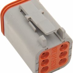 PLUG DEUTSCH DT-SERIES 6-SOCKET GREY