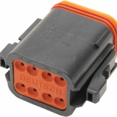 PLUG DEUTSCH DT-SERIES 8-SOCKET BLACK