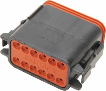PLUG DEUTSCH DT-SERIES 12-SOCKET BLACK