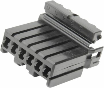 AMP MULTI-LOCK 6-POSITION PLUG CONNECTOR 5 PACK