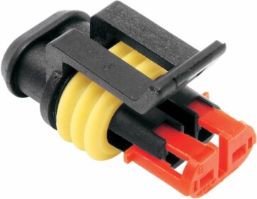 AMP CONNECTOR 2-POSTION PLUG FOR O2 5 PACK