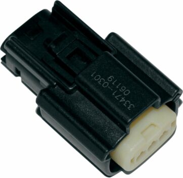MOLEX MX-150 FEMALE CONNECTOR 3-POSITION BLACK