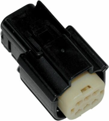 MOLEX MX-150 FEMALE CONNECTOR 6-POSITION BLACK