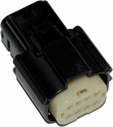 MOLEX MX-150 FEMALE CONNECTOR 8-POSITION BLACK