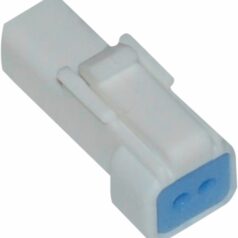 JST MINI SERIES RECEPTACLE CONNECTOR MALE W/SEAL 2-WIRE