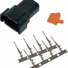 RECEPTACLE DEUTSCH DTM 8-PIN CONNECTOR KIT BLACK