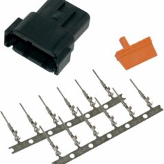 RECEPTACLE DEUTSCH DTM 12-PIN CONNECTOR KIT BLACK