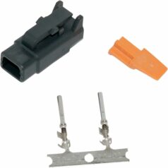 PLUG DEUTSCH DTM 2-SOCKET CONNECTOR KIT BLACK