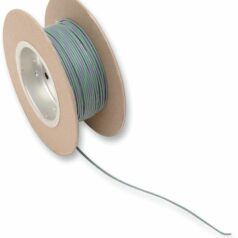 OEM COLOR WIRE 18 GAUGE/100' (1MM'/30M) GREY/GREEN