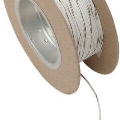 OEM COLOR WIRE 18 GAUGE/100' (1MM'/30M) WHITE/BROWN