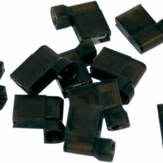 BLACK FLAG FEMALE TERMINAL 0.25" BLACK 10 PK