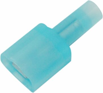 MALE CONNECTOR 14-16 GAUGE (1,3-1,6MM) BLUE 25 PK