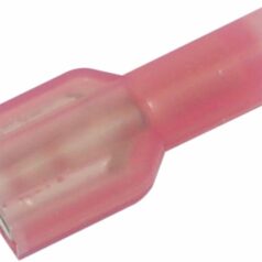 FEMALE CONNECTOR 18-22 GAUGE (0,6-1MM) RED 25 PK