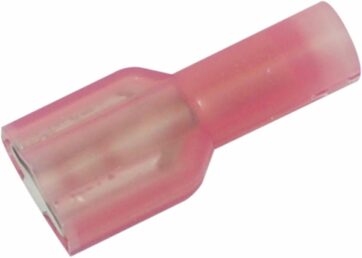 FEMALE CONNECTOR 18-22 GAUGE (0,6-1MM) RED 25 PK