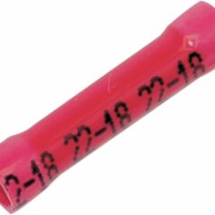 BUTT-SPLICE CONNECTOR 18-22 GAUGE (0,6-1MM) 25 PK
