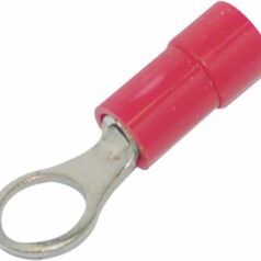 RING TERMINAL Ø #10 18-22 GAUGE (0,6-1MM) RED 25 PK