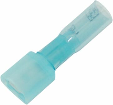 MALE CONNECTOR 14-16 GAUGE(1,3-1,6MM) W/ HEAT SHRINK 25 PK
