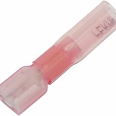 FEMALE CONNECTOR 18-22 GAUGE (0,6-1MM) W/ HEAT SHRINK 25 PK