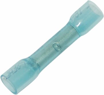 BUTT-SPLICE CONNECTOR 14-16 GAUGE (1,3-1,6MM) W/HEAT SHRINK 25 PK