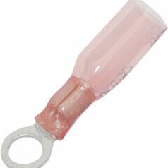RING TERMINAL Ø #10 18-22 GAUGE (0,6-1MM) W/ HEAT SHRINK 25 PK
