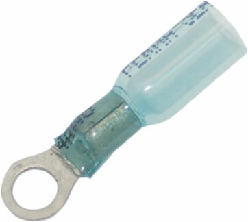 RING TERMINAL Ø #10 14-16 GAUGE (1,3-1,6MM) W/ HEAT SHRINK 25 PK
