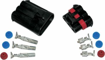 AMP POWER PLUG KIT FOR SADDLEBAGS