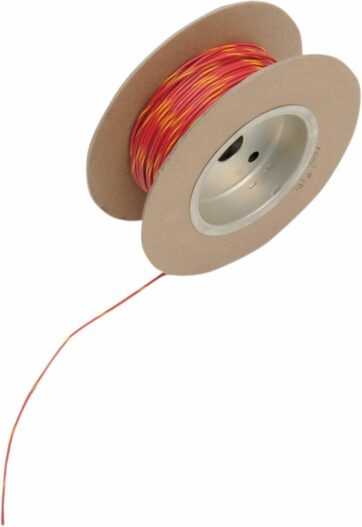 OEM COLOR WIRE 18 GAUGE/100' (1MM'/30M) RED/YELLOW