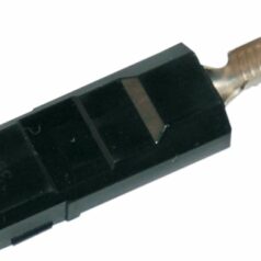 AMP FEMALE TERMINAL 0.25" BLACK 20 PACK