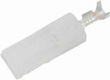 AMP FEMALE TERMINAL 0.187" WHITE 20 PACK