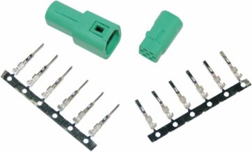 THROTTLE-BY-WIRE MINI MLC MALE/FEMALE CONNECTOR W/TERMINALS