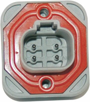 DEUTSCH DT SERIES 4-POSITION MALE HEADER