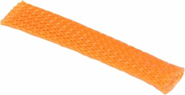 SLEEVING BRAIDED ORNG 10'