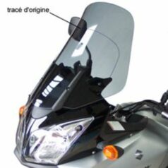 WINDSHIELD HIGH PROTECTION SMOKED GREY 53 CM 4MM