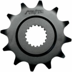 322 FRONT REPLACEMENT SPROCKET 13 TEETH 520 PITCH BLACK STEEL